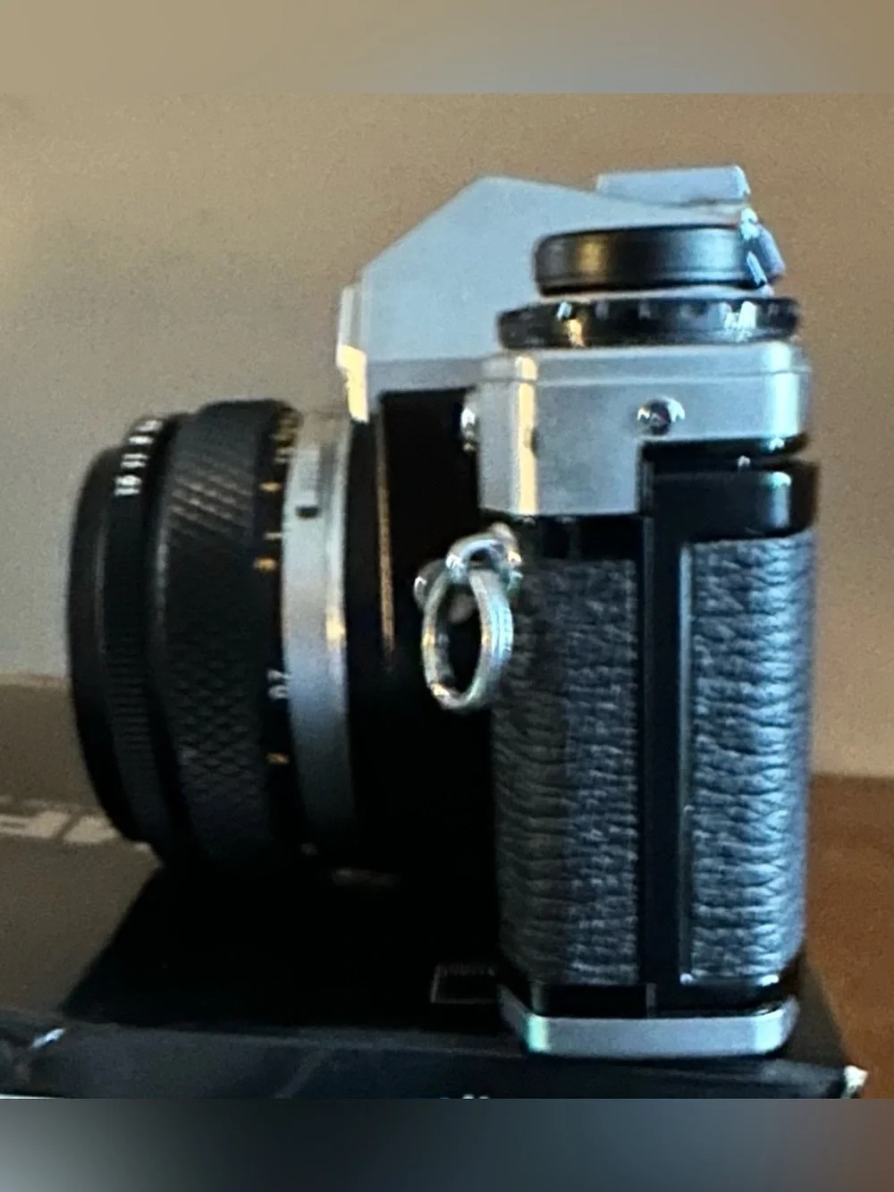 Olympus F.Zuiko Auto-S 50mm f/1.8 Lens — Black and Silver